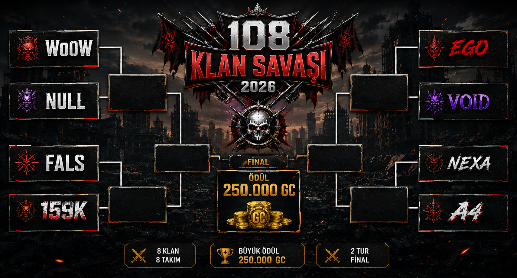 Klan Savasi Fikstur