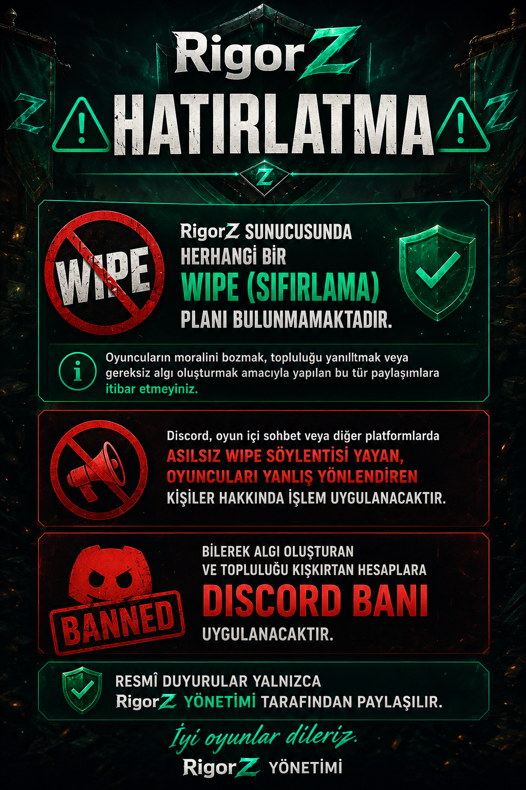 RigorZ HATIRLATMA