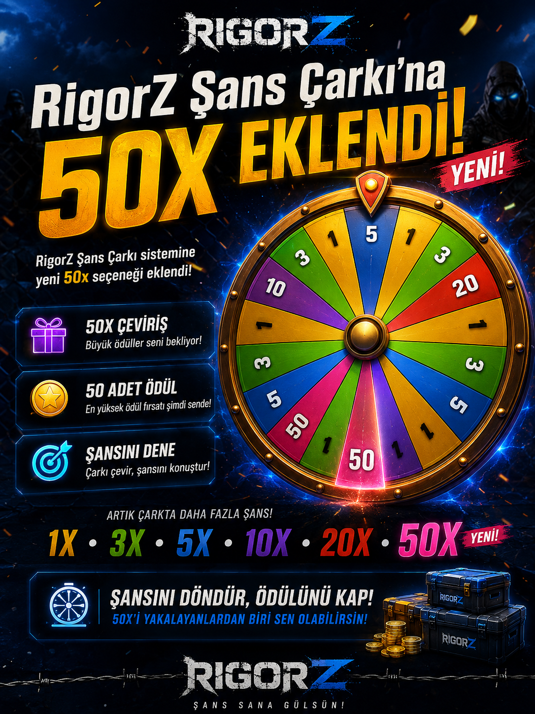 RIGORZ SANS CARKI 50X EKLENDI